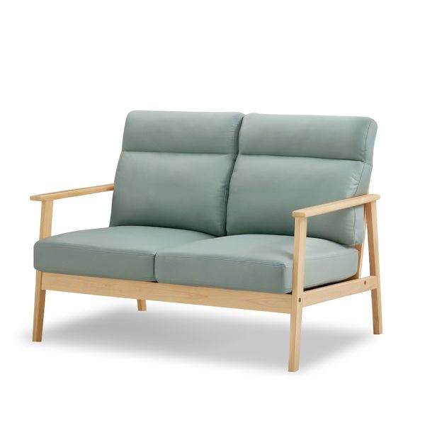 横浜市手渡し限定】ソファ 木肘 北欧(最終価格) 横浜市手渡し限定