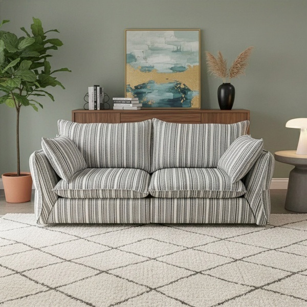 URBAN ブルーストライプソファ | イオンスタイルオンライン 衣料品