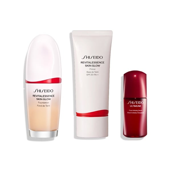 SHISEIDO ベースメイクキット (エッセンス スキングロウ ファンデーション ＆ エッセンス スキングロウ プライマー)(140)