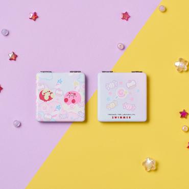 2022年7月23日(土)発売 イオン限定 SWIMMER×KIRBY コンパクトミラーA お一人さま１点限り 4515142433822 カービィ