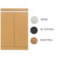 ロータイプキャビネット　奥行き19cmタイプ　幅60　LUC-6019(ホワイト-幅60×奥行19×高さ90cm)