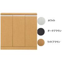 ロータイプキャビネット　奥行き30cmタイプ　幅90　LUC-9030(ダークブラウン-幅90×奥行30×高さ90cm)