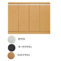 ロータイプキャビネット　奥行き30cmタイプ　幅120　LUC-1230(ダークブラウン-幅120×奥行30×高さ90cm)