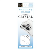 iPhone15Pro/15ProMAXカメラ全体保護アクリルフィルムクリア　A23P-CCL　FSC(A23P-CCL)