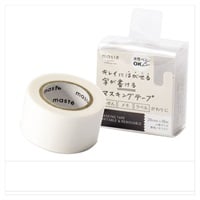 水性ペンで書けるマスキングテープ/小巻24mm幅/マステ(MST‐FA05‐WH/ホワイト)