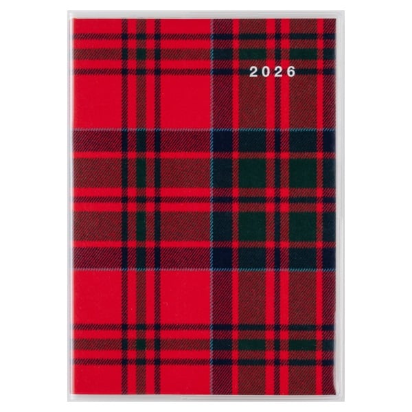 2026年1月始まり】 クレールインデックス1 B6 マンスリーブロック 日曜