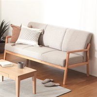 ソファー  ノエル  コーナー  ③ 3人掛け 木肘リビングソファ ノエル | イオンスタイルオンライン 衣料