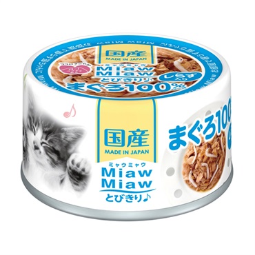 MiawMiaw とびきり♪ しらす入りまぐろ 60g ミャウミャウ アイシア