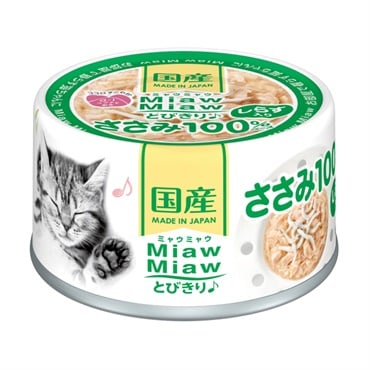 MiawMiaw とびきり♪ しらす入りささみ 60g ミャウミャウ アイシア
