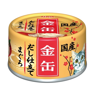金缶 だし仕立て まぐろ 70g アイシア