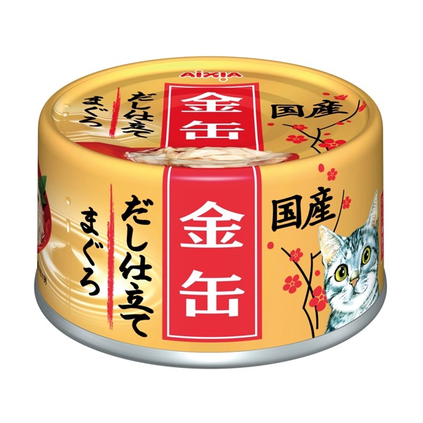 金缶 だし仕立て まぐろ 70g アイシア(70g)