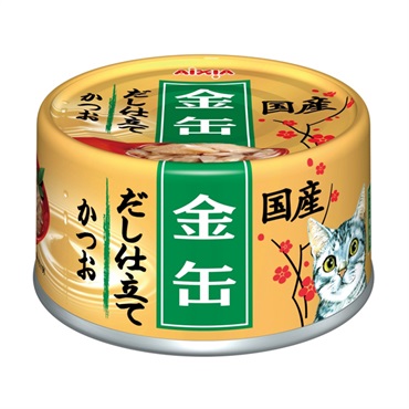 金缶 だし仕立て かつお 70g アイシア