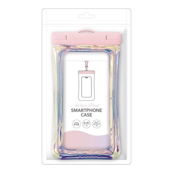 スマホ防水ケース(ピンク)
