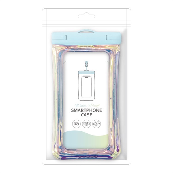 スマホ防水ケース(ブルー)