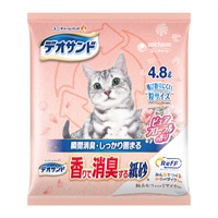 デオサンド 香りで消臭する紙砂 RefF ピュアフローラルの香り 4.8L ユニ・チャーム(4.8L)