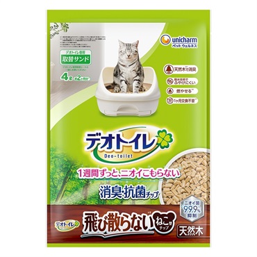 デオトイレ 消臭・抗菌チップ天然木チップ ユニ・チャーム