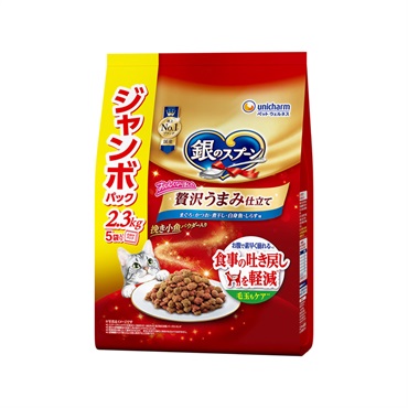 銀のスプーン贅沢うまみ仕立て ユニ・チャーム(食事の吐戻し軽減 まぐろ・かつお・煮干し・白身魚・しらす味)