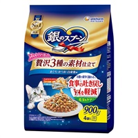 銀のスプーン ユニ・チャーム(贅沢3種の素材仕立 吐き戻し軽減まぐろ・かつお・白身魚味)