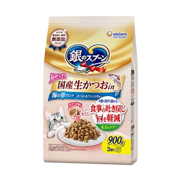 銀のスプーン ユニ・チャーム(国産生かつおin吐き戻し軽減海の幸ブレンド)