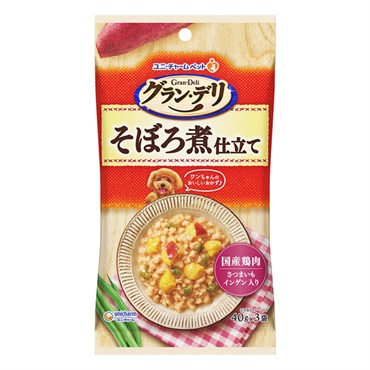 グラン・デリ パウチ 40g×3袋 Gran‐Deli ユニ・チャーム(そぼろ煮仕立て)