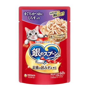 銀のスプーン パウチ 60g 銀のスプーン ユニ・チャーム(しらす入り)