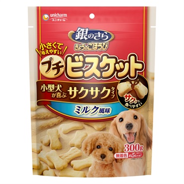 銀のさら きょうのごほうび プチビスケット ミルク風味 300g ユニ・チャーム