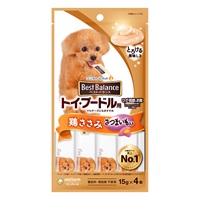 ベストバランス おやつ トイ・プードル用 鶏ささみ さつまいも入り 15g×4本 Best Balance ユニ・チャーム(15g×4本)