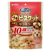 銀のさら きょうのごほうび プチビスケット 10歳以上用 ミルク風味 300g ユニ・チャーム(300g)