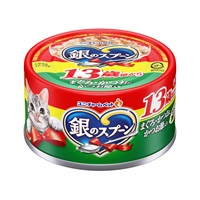 銀のスプーン 缶 13歳頃から まぐろ･かつおにかつお節入り 70g ユニ・チャーム(70g)