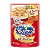 銀のスプーン パウチ とろみ仕立て まぐろ･かつおにささみ入り 60g ユニ・チャーム(60g)