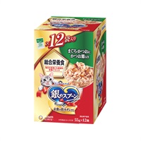 銀のスプーン パウチ 総合栄養食 まぐろ･かつおにかつお節入り 55g×12袋 ユニ・チャーム(55g×12袋)