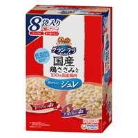 グラン・デリ 国産鶏ささみパウチ ジュレ 成犬用 ビーフ入り&さつまいも入り 80g×8袋 Gran-Deli ユニ・チャーム(80g×8袋)
