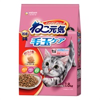 ねこ元気 毛玉ケア まぐろ･チキン･緑黄色野菜入り 1.8kg ユニ・チャーム(1.8kg)
