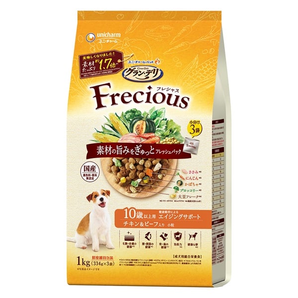 Frecious10歳以上用チキン＆ビーフ ユニ・チャーム(１ｋｇ)