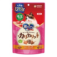 銀のスプーン おいしい顔が見られるおやつ 毛玉ケア カリカリ シーフード 120g 銀のスプーン ユニ・チャーム(120g)