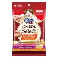 銀のスプーン 三ツ星グルメ おやつ にっぽんSelect 総合栄養食 とろリッチ 3種 まぐろ節&かつお節&鶏ささみ 108g ユニ・チャーム(108g)