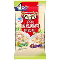 グラン・デリ 無添加仕立て 国産パウチ 成犬用 緑黄色野菜入り×さつまいも入り 70g×4個 グラン・デリ Gran‐Deli ユニ・チャーム(4520699647103)