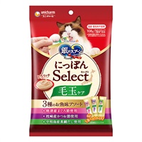 銀のスプーン 三ツ星グルメ おやつ にっぽんSelect とろリッチ 毛玉ケア 3種 まぐろ節&かつお節&真鯛だし 108g ユニ・チャーム(108g)