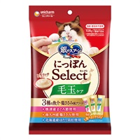 銀のスプーン 三ツ星グルメ おやつ にっぽんSelect とろリッチ 毛玉ケア 3種 まぐろ節&鶏ささみ&ほたて貝柱 108g ユニ・チャーム(108g)