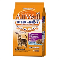 AllWell 15歳以上の腎臓の健康維持用 フィッシュ味挽き小魚とささみ フリーズドライパウダー入り 750g オールウェル AllWell ユニ・チャーム(750g)