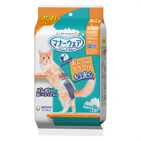 マナーウェア ねこ用 お試しパック Lサイズ 4枚 Mannerwear ユニ・チャーム(4枚)