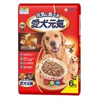 愛犬元気 ビーフ・緑黄色野菜・小魚入り 6kg ユニ・チャーム(6kg)