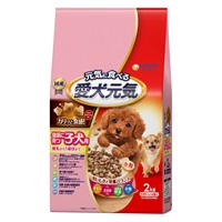 愛犬元気 健康に育つ子犬用 チキン・ささみ・緑黄色野菜・小魚入り 2kg ユニ・チャーム(2kg)