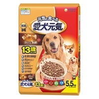 愛犬元気 13歳以上用 ささみ・ビーフ・緑黄色野菜・小魚入り 5.5kg ユニ・チャーム(5.5kg)