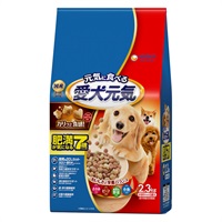 愛犬元気 肥満が気になる 7歳以上用 ささみ・ビーフ・緑黄色野菜・小魚入り 2.3kg ユニ・チャーム(2.3kg)