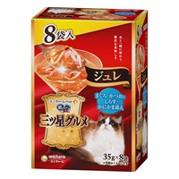 銀のスプーン 三ツ星グルメ パウチジュレ まぐろ･かつおにしらす･かにかま添え 35g×8袋 ユニ・チャーム(35g×8袋)