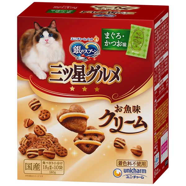 銀のスプーン三ツ星グルメ 　ユニ・チャーム(お魚味クリームまぐろかつお味)