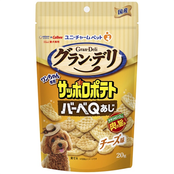 グラン・デリワンちゃん専用サッポロポテト 20g(バーベＱチーズ味)