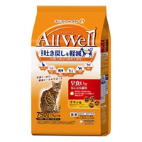 AllWell 早食いが気になる猫用 チキン味  オールウェル ユニ・チャーム(750g)
