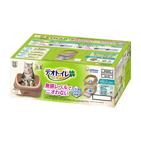 デオトイレ 消臭・抗菌シート 4枚 Deo-toilet ユニ・チャーム | イオン